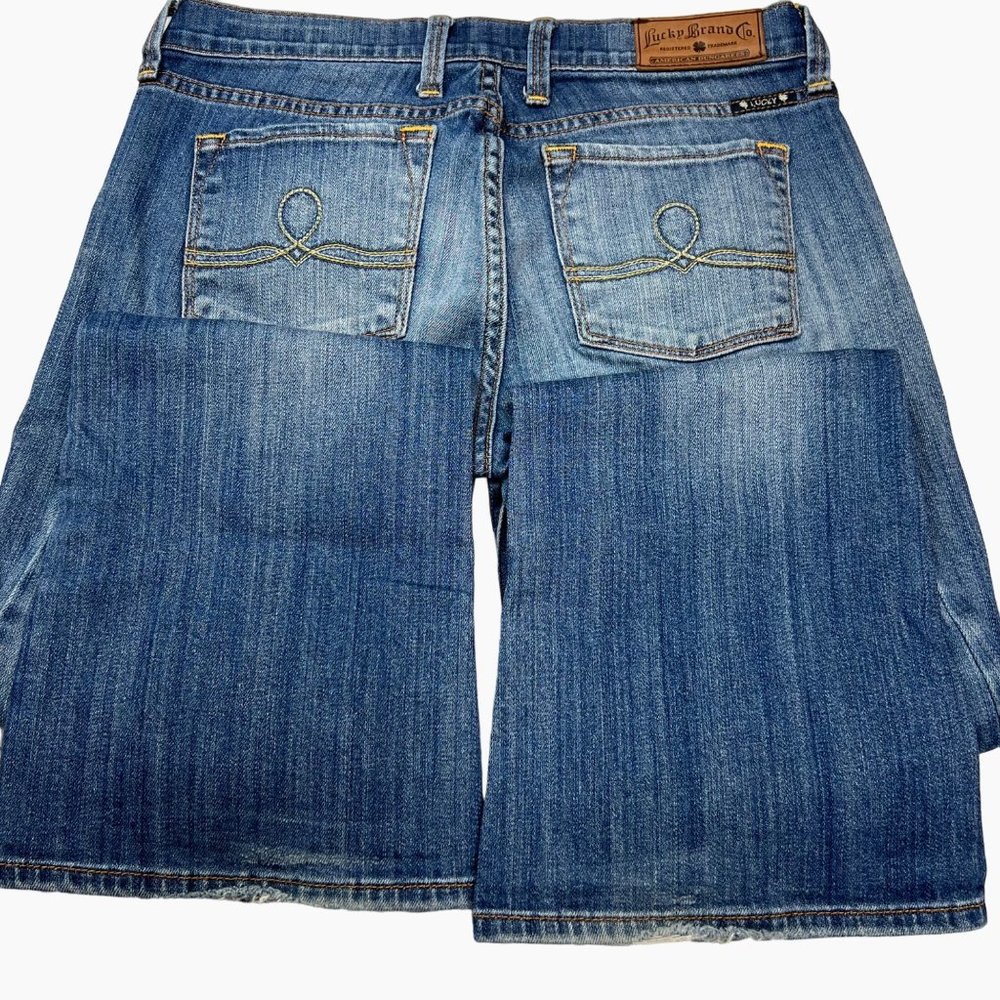 Lucky Brand Sofia Boot Low Rise Denim Jeans Size 8 Women - Picture 8 of 11
